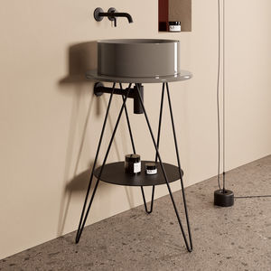 consola para lavabo de metal