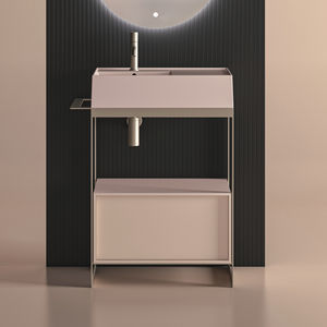 consola para lavabo de metal