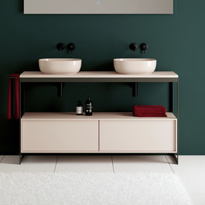 consola para lavabo de metal