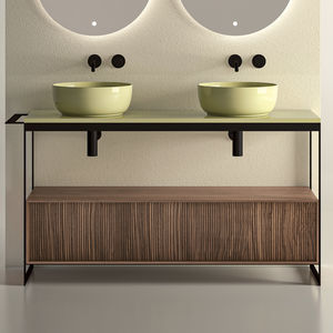 consola para lavabo de metal
