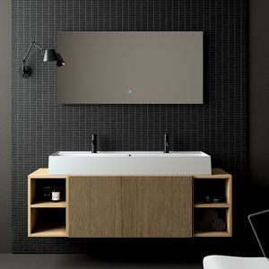 mueble de lavabo doble