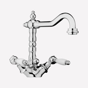 grifo bimando para lavabo