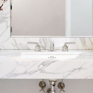 grifo bimando para lavabo
