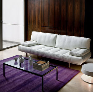 sofá modular / contemporáneo / de tejido / de cuero