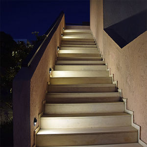 luminaria empotrable de pared