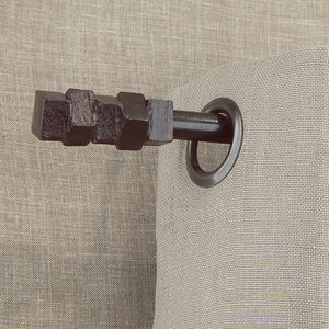 barra para cortina de bronce