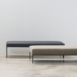 banqueta contemporánea / de tejido / para edificio público / de interior