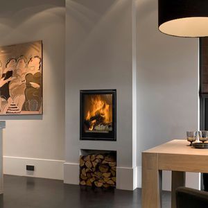 Chimenea de leña - UNILUX-6 265 - Bellfires - contemporánea / de