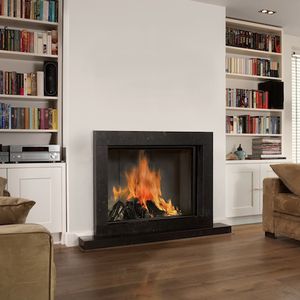 Chimenea de leña - UNILUX-6 265 - Bellfires - contemporánea / de