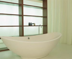 bañera ovalada