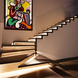 escalera en L