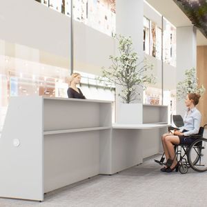 mostrador de recepción modular
