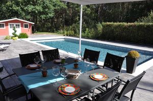 piscina de bloques de encofrado de polímero / enterrada / de hormigón / de exterior