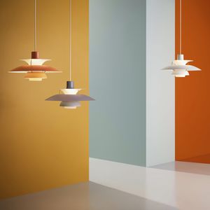 lámpara suspendida / contemporánea / de aluminio / de interior