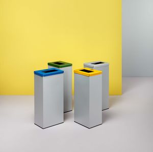 cubo de basura público