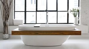 bañera ovalada
