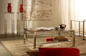 mesita pedestal contemporánea