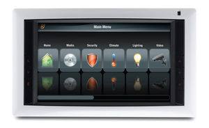 pantalla táctil para instalación domótica multifunción