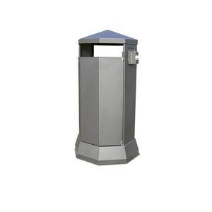cubo de basura público
