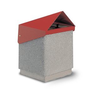 cubo de basura público