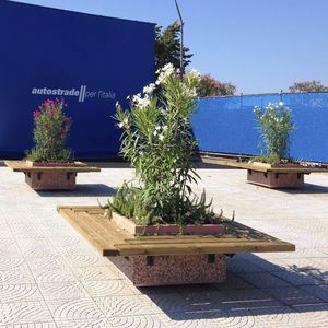 jardinera de hormigón