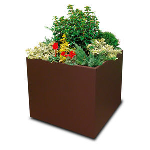 jardinera de acero galvanizado