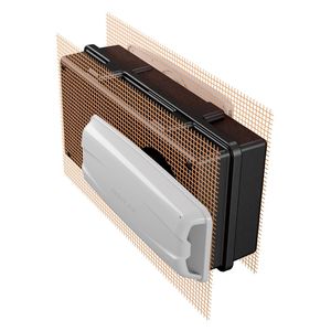 placa de ventilación de pared