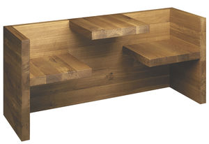 conjunto de mesa y banco contemporáneo