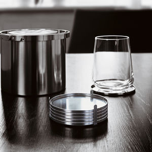 posavasos de acero inoxidable