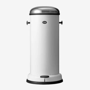 cubo de basura para cocina / de acero inoxidable / de acero / con pedal
