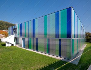 panel de policarbonato alveolar / para edificio