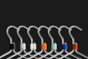 percha de aluminio anodizado
