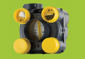 unidad de ventilación flujo simple / centralizada / residencial / para casa