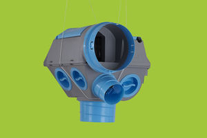 unidad de ventilación flujo simple