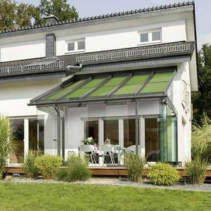 estores cajón / de tela / de exterior / para protección solar