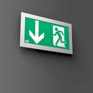iluminación de emergencia rectangular