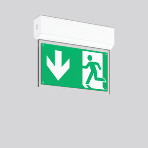 iluminación de emergencia curva