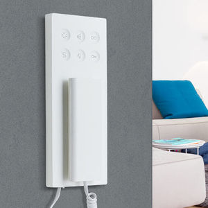 interfono audio blanco