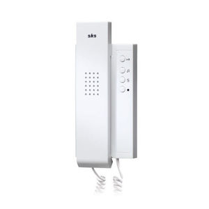 interfono audio blanco