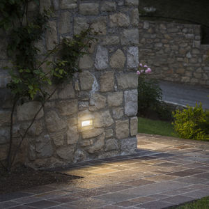 luminaria empotrable de pared