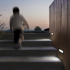 luminaria empotrable de pared