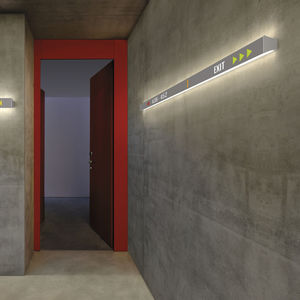 perfil de iluminación de pared