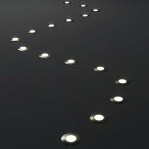 luminaria empotrable de suelo
