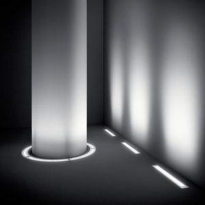 luminaria empotrable de suelo