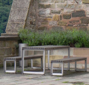 banco para jardín contemporáneo
