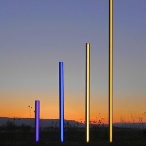 bolardo de iluminación urbano