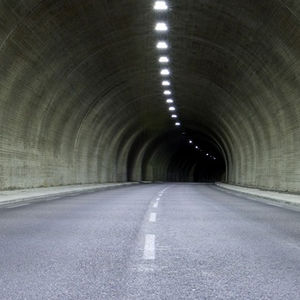 iluminación para túnel