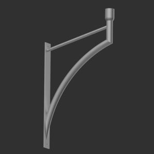 soporte de pared para plantas en maceta