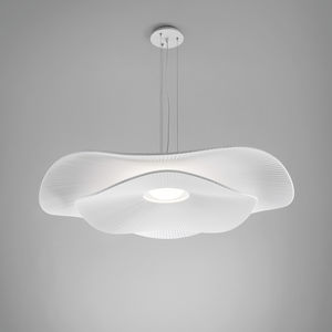 lámpara suspendida / contemporánea / de aluminio / de policarbonato
