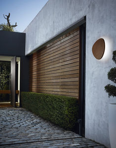aplique contemporáneo / de exterior / de aluminio / de madera